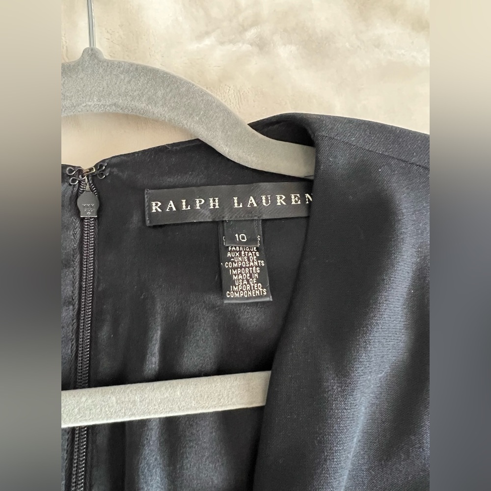 ❤️Ralph Lauren Black Label Wool Crepe Dress EUC - Picture 2 of 3